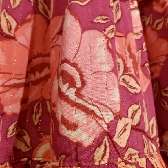 Spell & The Gypsy Winona tiered skirt "Berry" size Large NWOT - Picture 8 of 13